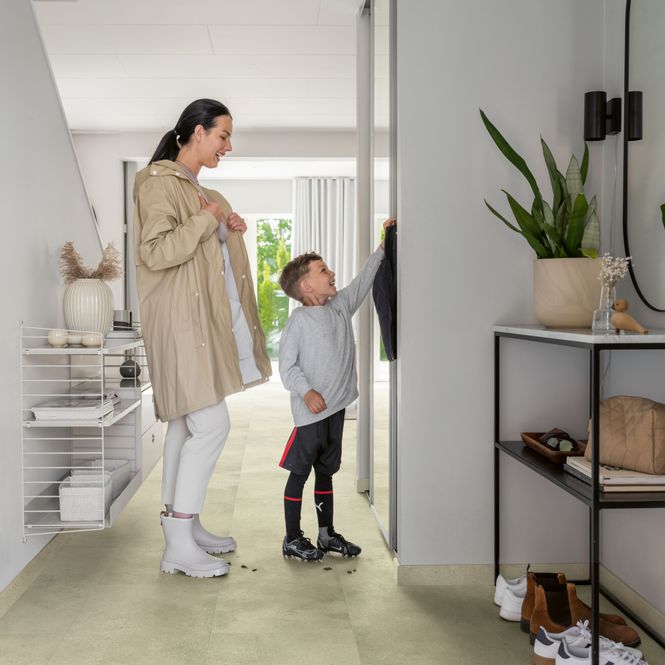 Hovedbilde Vinylgulv Pergo Isefjord Pad Pro Beige Gritty Stone