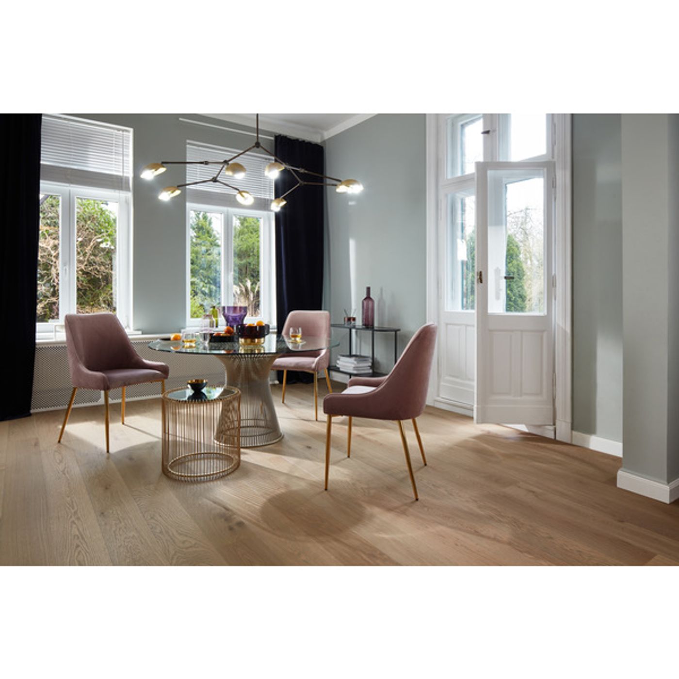 Boen Eik Sand Plank Live Natural Olje Parkett