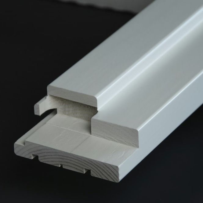 Hovedbilde DDF Karm Overstykke Innerdør Malt u/dempelist