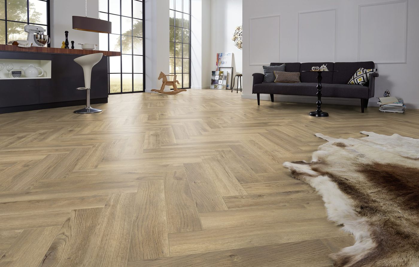 Laminat Kronotex Herringbone Treviso Eik