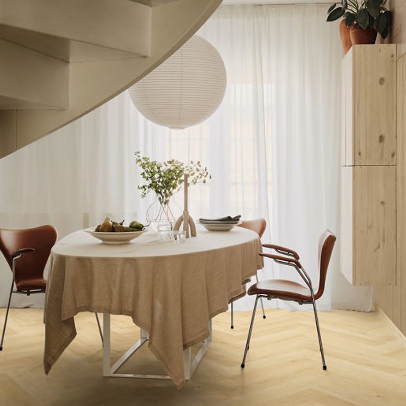 Pergo Kungshamn fiskeben laminatgulv, Ivory Oak