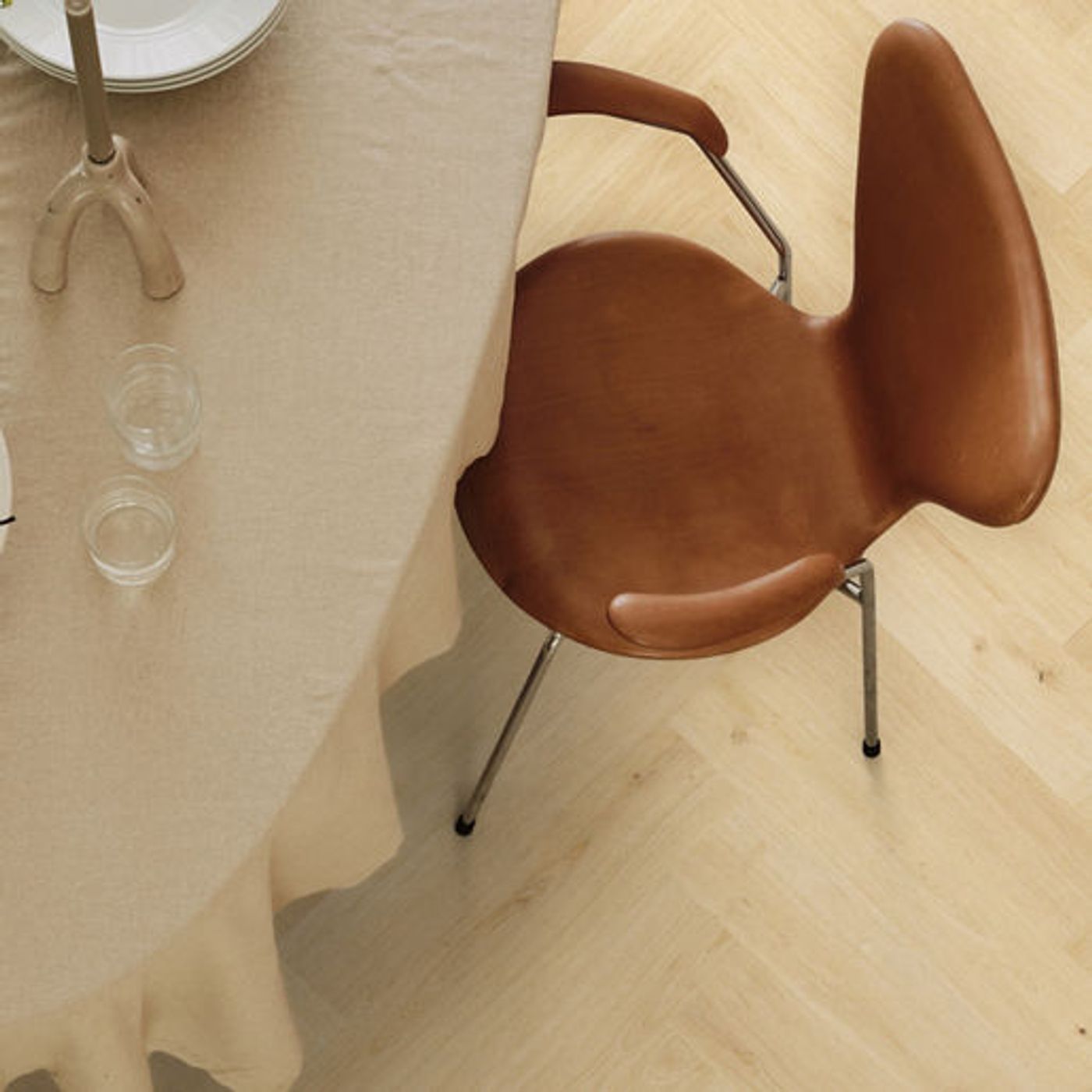 Pergo Kungshamn fiskeben laminatgulv, Ivory Oak