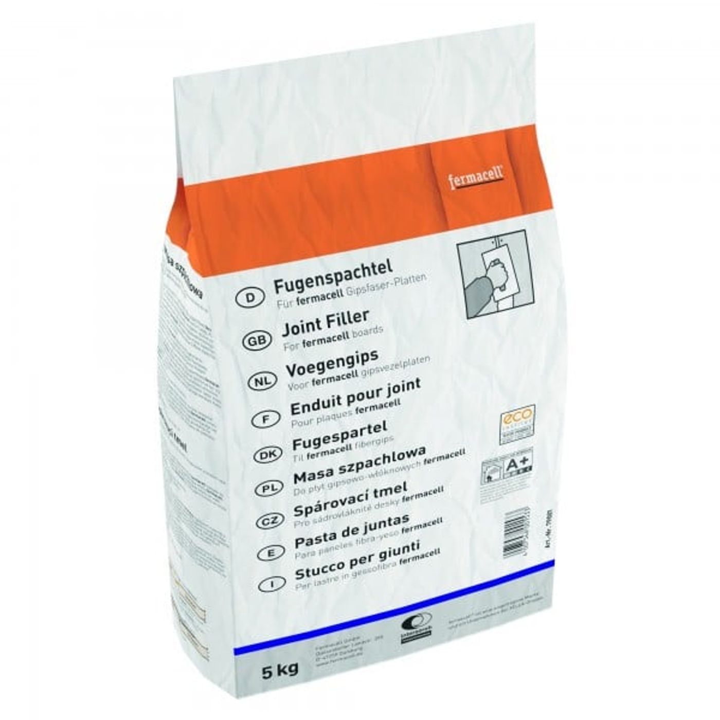 Fermacell Skjøtesparkel - Sekk á 5 kg