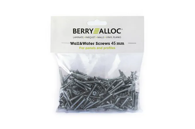 Hovedbilde BerryAlloc Skruer til Wall&Water Paneler og Lister 45