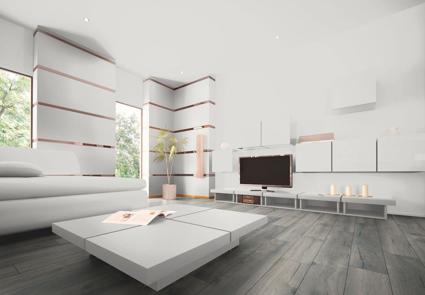 RESTPARTI - Laminat Kronotex Exquisit - 4765 Pettersson Oak Grey