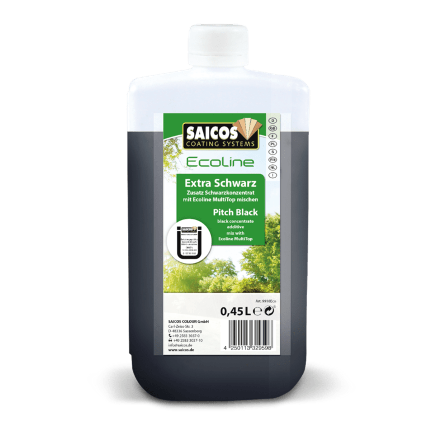 SAICOS Eco Multitop pitch black 0,45L