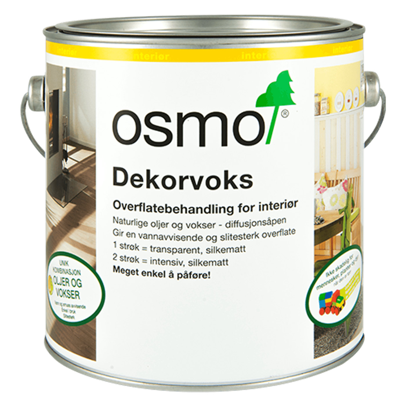 Osmo Transparent Dekorvoks - Flere farger
