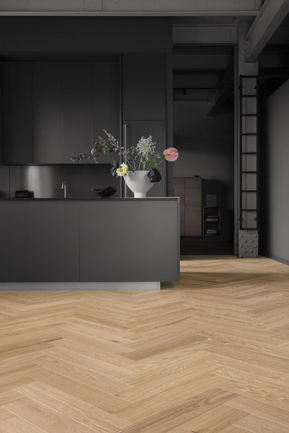 Fiskebensparkett Tarkett Segno Eik Blonde